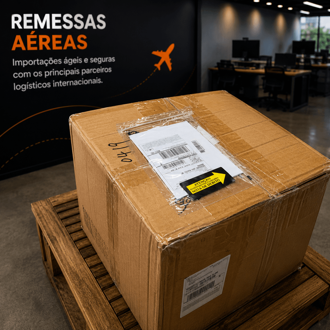 Remessa aérea recebida